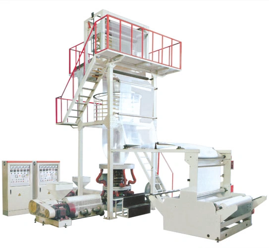 Ab 2 Layers Co-Extrusion Film Blowing Machine HDPE/LDPE/PE Blown Film Machinery